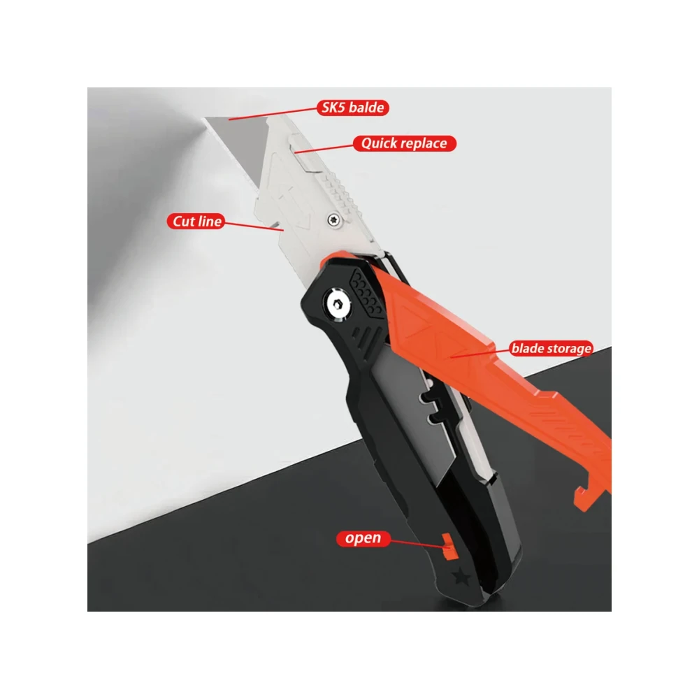 Folding Utility Knife detail view 1 for OEM buyers