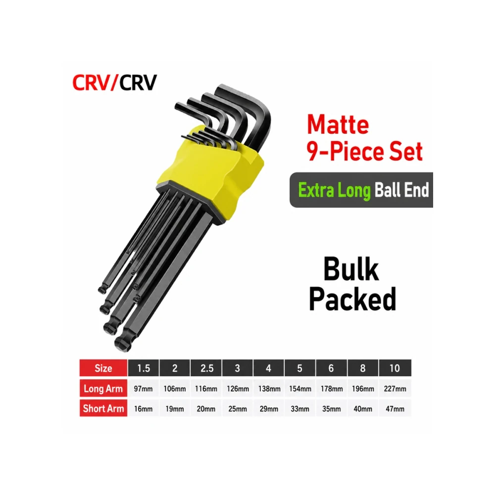 Hex Key Wrench Set detail view 2 for OEM buyers