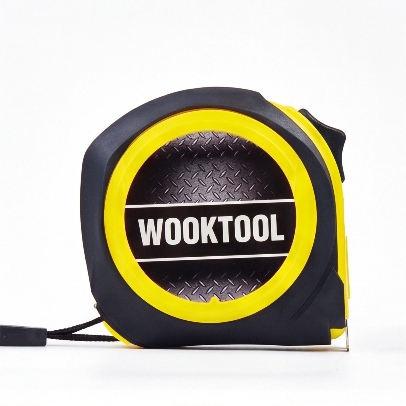Custom Logo Self Winding Tape Measure product image on white background