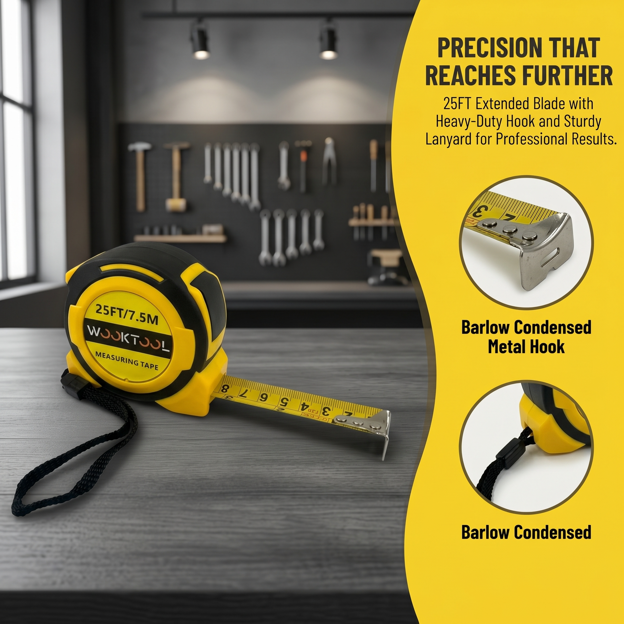 Auto-Lock Tape Measure detail view 2 for OEM buyers