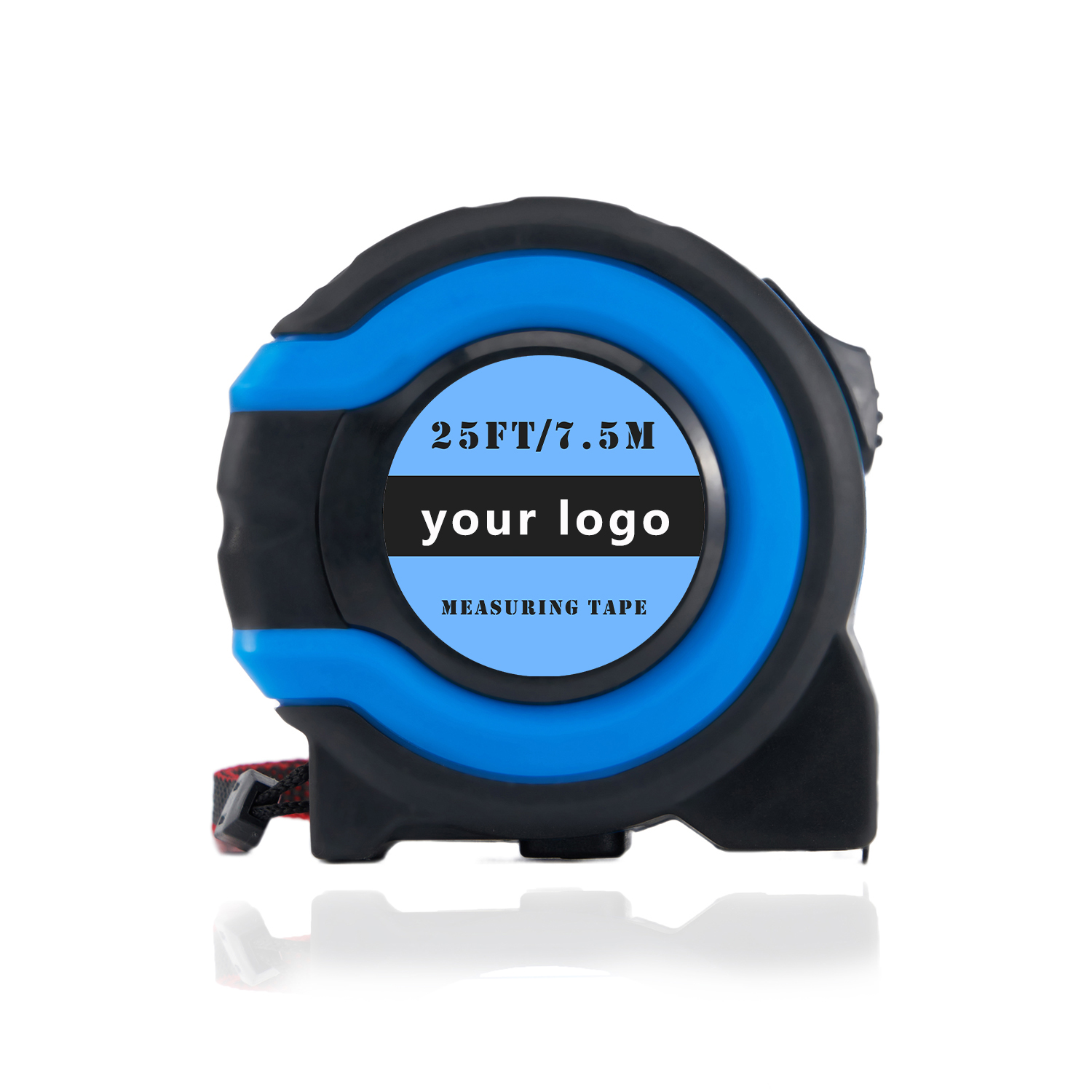 25FT Imperial Steel Blade Tape Measure product image on white background